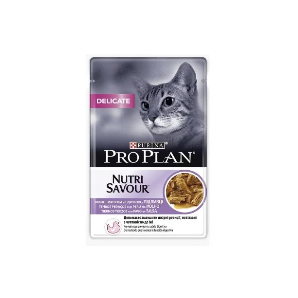 Sobre de Pavo Gatos Pro Plan Delicate