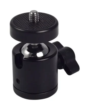 Soporte cabezal con tornillo para camara reflex Negro