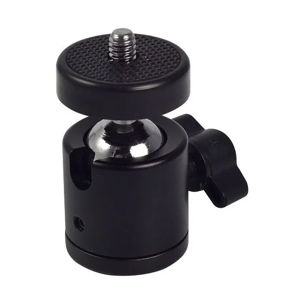 Soporte cabezal con tornillo para camara reflex Negro