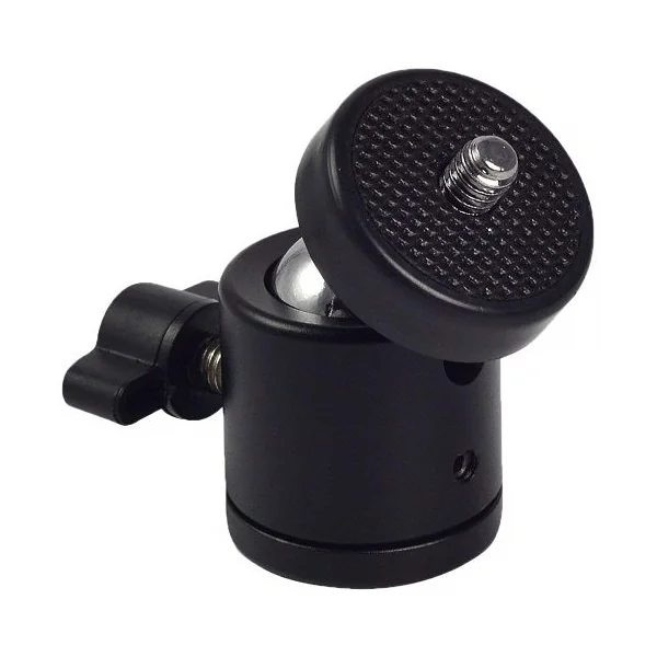 Soporte cabezal con tornillo para camara reflex Negro