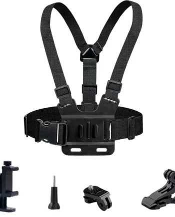 Soporte De Pecho Ajustable Para Smartphone Negro