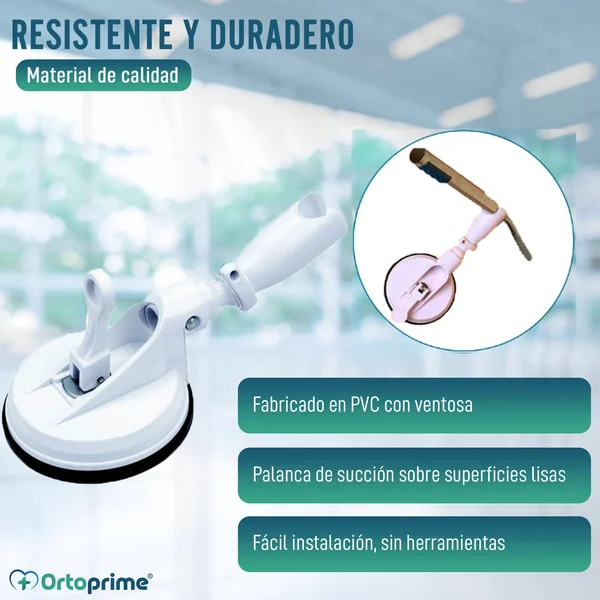 Soporte Ducha con Sistema de Ventosa y Palanca | Universal