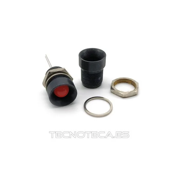 SOPORTE LED 5mm ANODIZADO. LND51