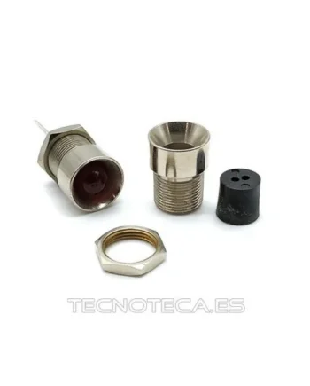 SOPORTE LED 5mm NIQUELADO. PLD51