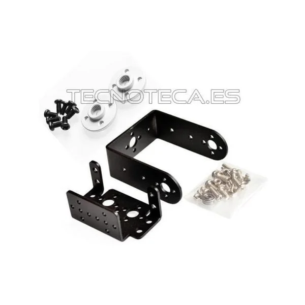Soporte metalico para montaje de servos MG995 y 996