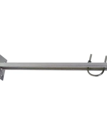 Soporte recto con perfil en U 500mm Zinc + RPR