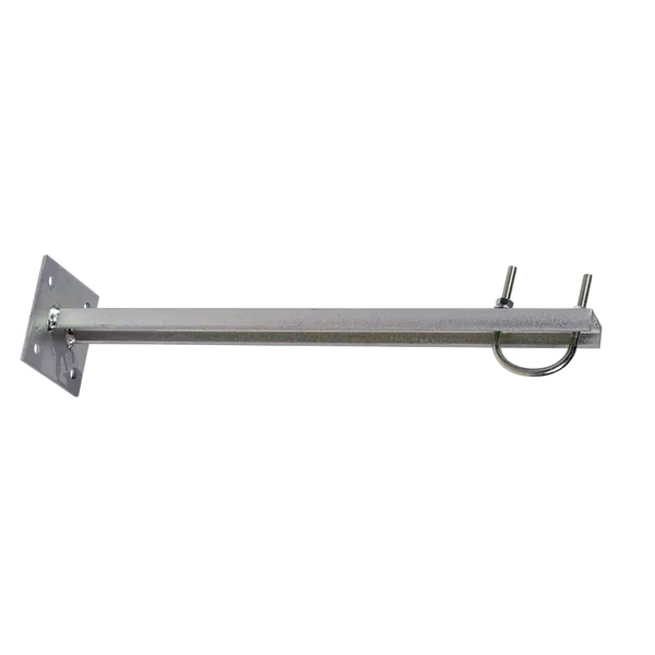Soporte recto con perfil en U 500mm Zinc + RPR