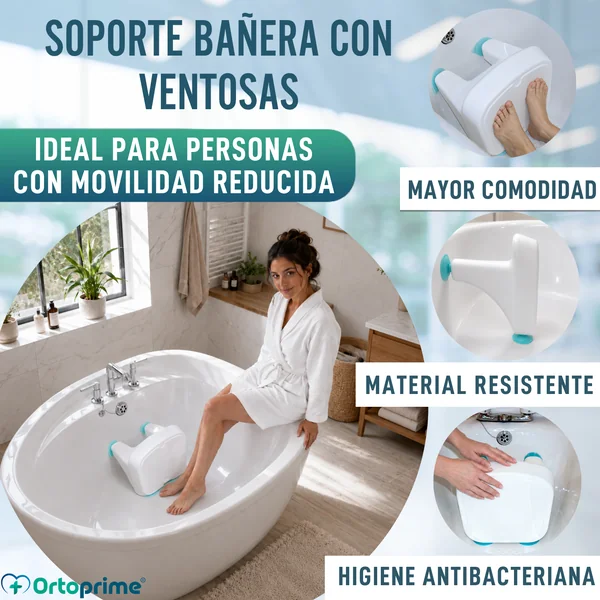 Soporte Reductor para Bañera con Ventosas | Adaptable