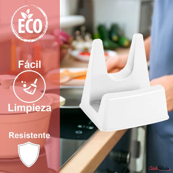 Soporte Tapas Ollas Blanco