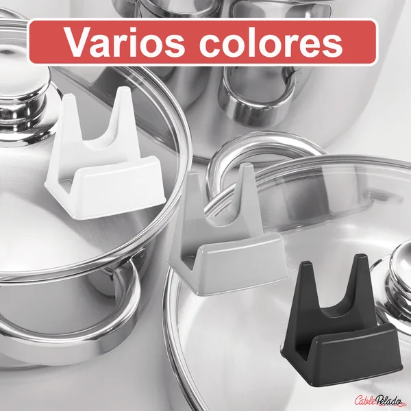Soporte Tapas Ollas Gris