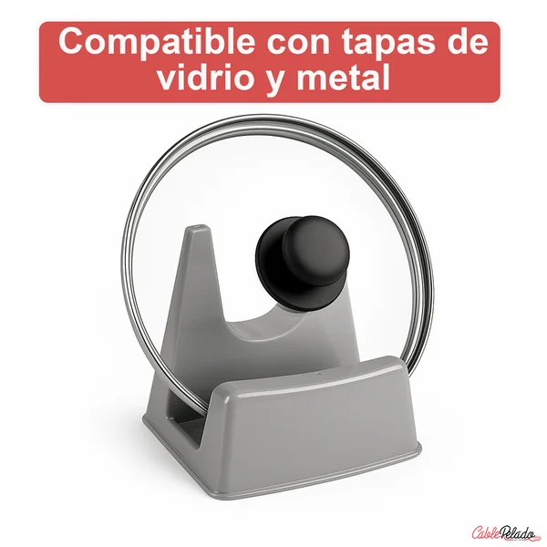 Soporte Tapas Ollas Gris
