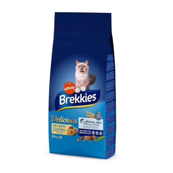 Sorpresas de alta calidad de Affinity Brekkies Delicious Salmón Y Atún Pienso Para Gatos de Gatospetshop.com - el regalo perfecto.