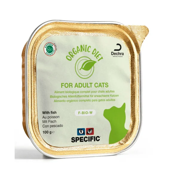 Specific F-BIO-W pescado gatos