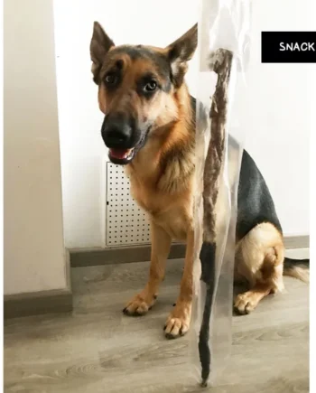 Stick de piel de vacuno con pelo 75cm