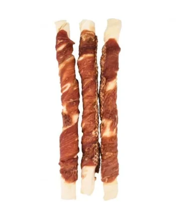 Stick de piel de vacuno y pollo 40cm