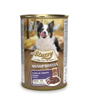 Stuzzy Ciervo Monoprotein Lata Perros