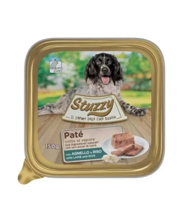 Stuzzy Cordero con Arroz Paté Tarrina Perros