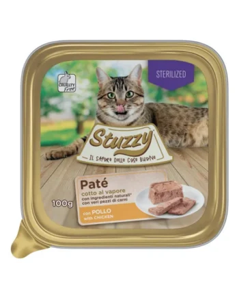 Stuzzy Sterilized Pollo Paté Tarrina Gatos