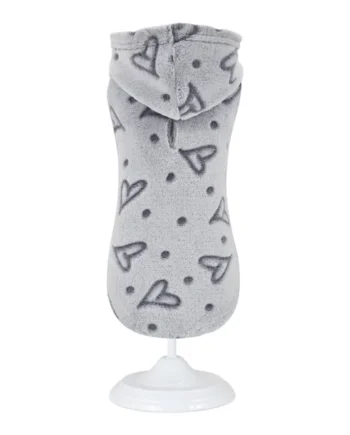 Sudadera Polar Amour Gris para Perros — Calidez y Estilo