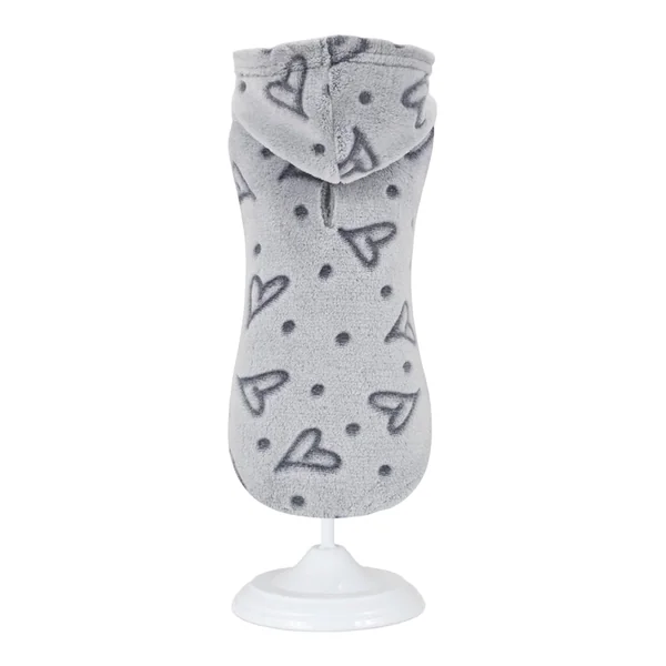 Sudadera Polar Amour Gris para Perros — Calidez y Estilo