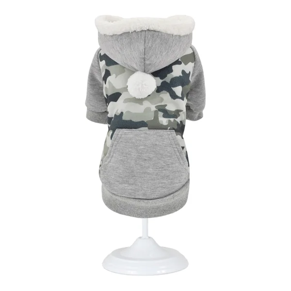 Sudadera Polar Camuflaje para Perros — Estilo Militar y Calor