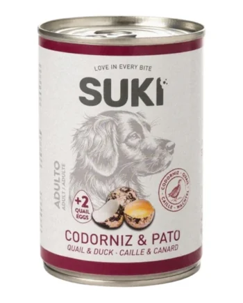 Suki Codorniz y Pato 400g — Comida Húmeda Completa Perro Adulto