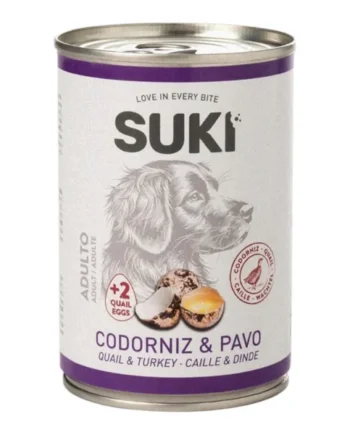 Suki Codorniz y Pavo 400g — Comida Húmeda Completa Perro Adulto