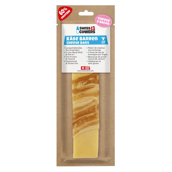 Swiss Cowers - Barrita de queso con bacon