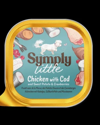 Symply Little - Paté Pollo con Bacalao Frescos para perros pequeños 100g