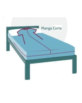 Sábana de Sujeción Ajustable Manga Corta | Con Cremallera