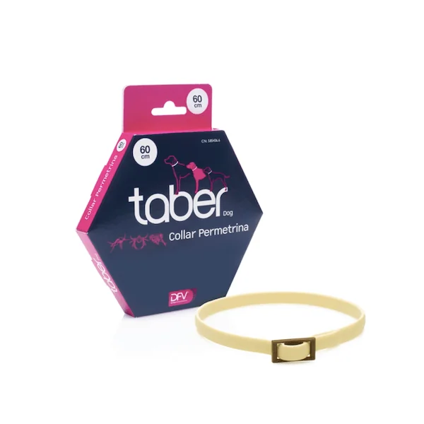 TABERdog Collar Antiparasitario Permetrina 60 cm perros