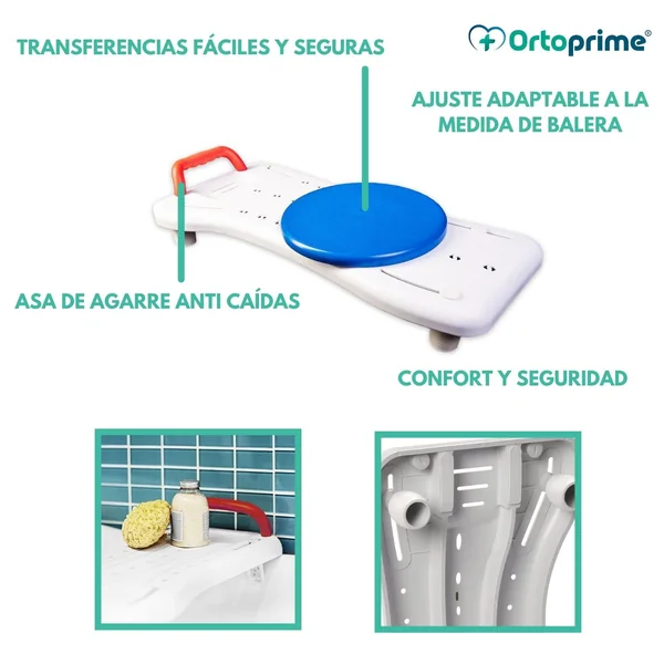 Tabla de Bañera Transferencia Giratoria