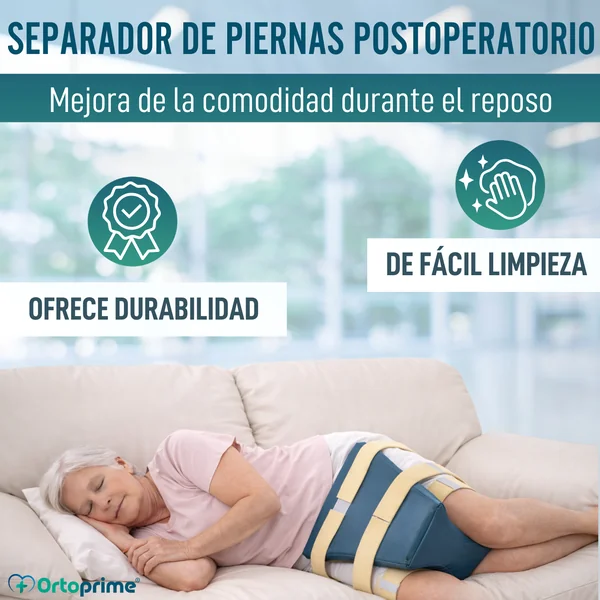 Taco Abductor de Cadera Postoperatorio con Funda Impermeable