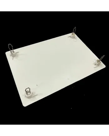 Tapa de caja de registro cuadrada de 100x100mm Blanco