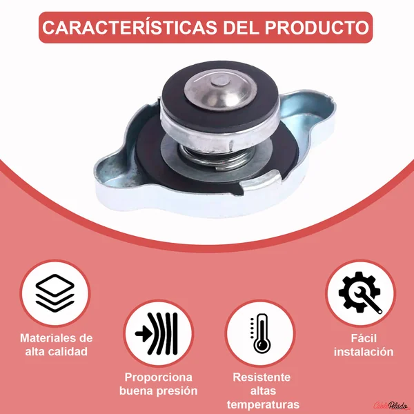 Tapa De Radiador 1.1 Plateado