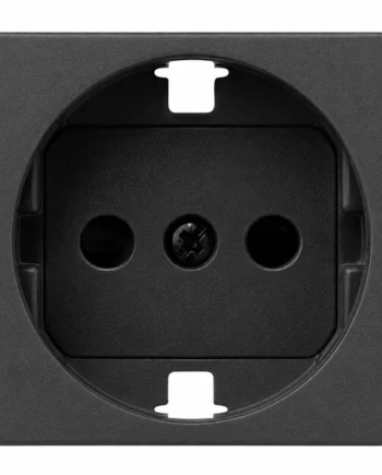 Tapa para base enchufe Schuko Simon 27 Play Negro