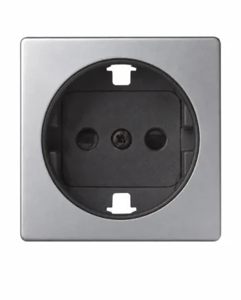 Tapa para base enchufe Schuko Simon 82 Gris