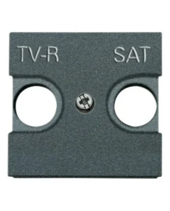 Tapa toma TV Niessen Zenit Negro