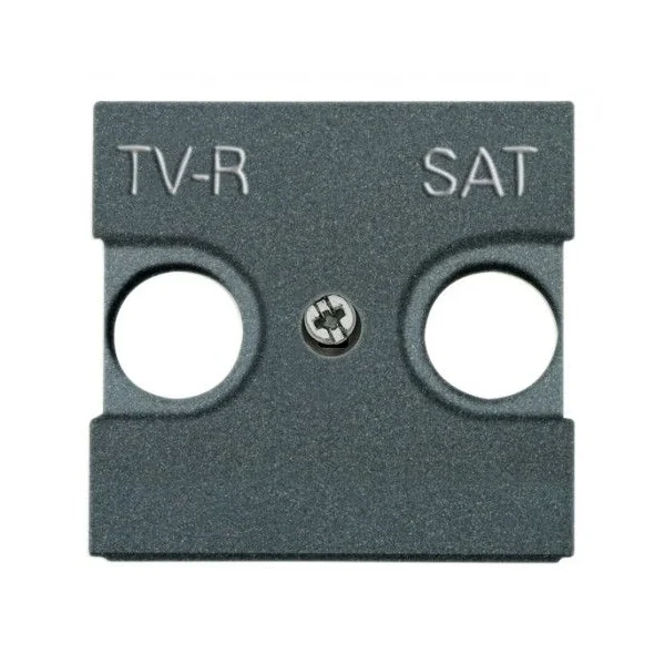Tapa toma TV Niessen Zenit Negro