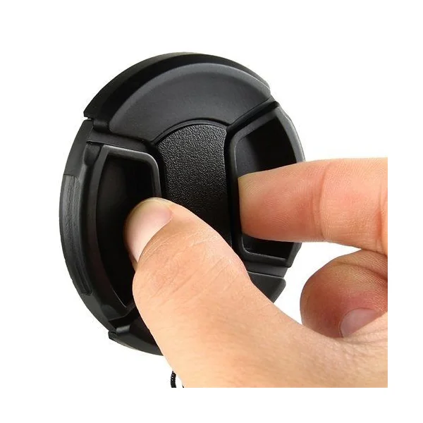 Tapa universal para lentes de camara 72 mm Negro