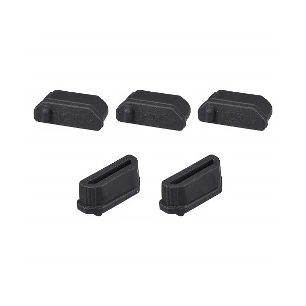 Tapon anti-polvo para puerto HDMI (10ud/bolsa) Negro