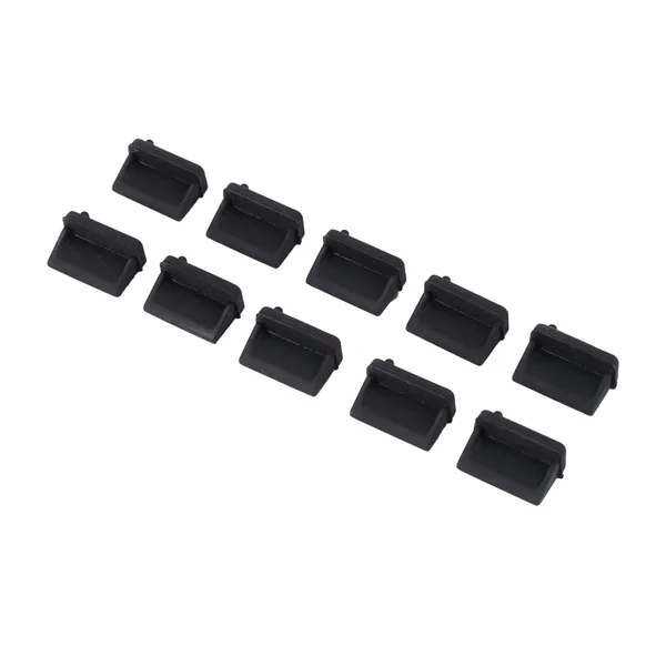 Tapon anti-polvo para puerto USB (10ud/bolsa) Negro