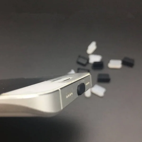 Tapon anti-polvo para puerto USB Tipo C (10ud/bolsa) Negro