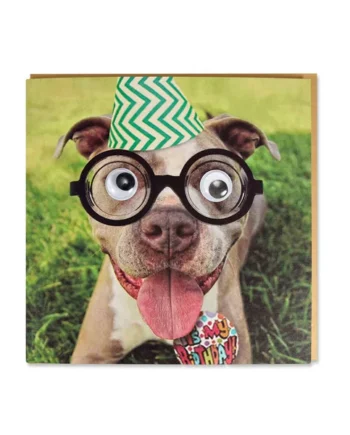Tarjeta Fashion Staff con Gafas y Sombrero