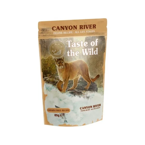 Taste Of The Wild Canyon River Sobres Salsa Gatos