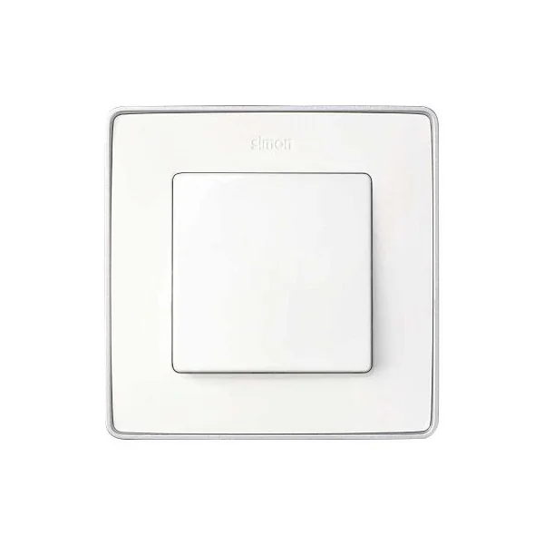 Tecla para mecanismos ancha Simon 82 Blanco