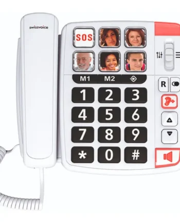 Teléfono Fijo para Mayores con Teclas Grandes y Manos Libres