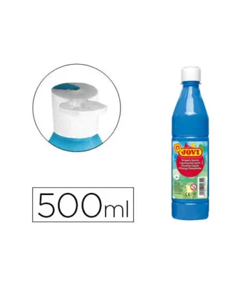 Tempera liquida Jovi 500 cc Azul claro