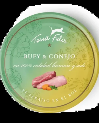 Terra Felis - Buey & Conejo 80g