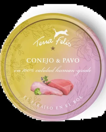 Terra Felis - Conejo & Pavo 80g